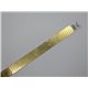 0.025 x 1 in. brass strip (0.63 x 25.40 mm)