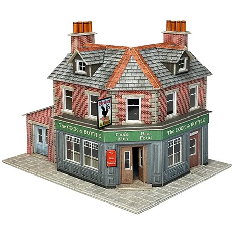 OO/HO gauge Corner Shop or Pub - brick