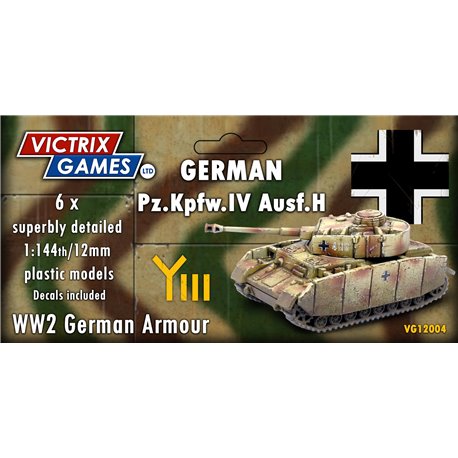Panzer IV H (x6) - 1:144 model kit (12 mm)