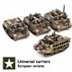 Universal Carrier (x6) + crew - 1:144 model kit (12 mm)