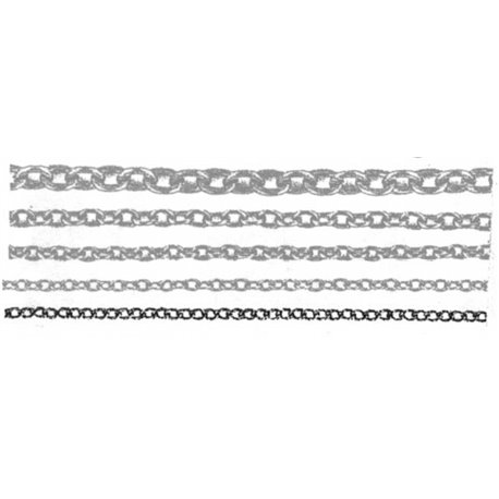 Ultra Fine Brass Chain 0.5mmlink (40 links/inch)