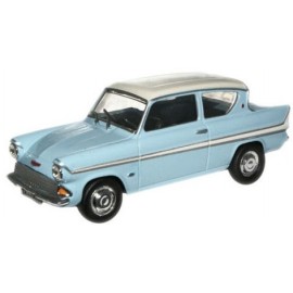 Ford Anglia 105E Glacier Blue/Ermine White