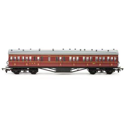 57FT STANIER NON CORR COMP LMS MAROON LINED 19171