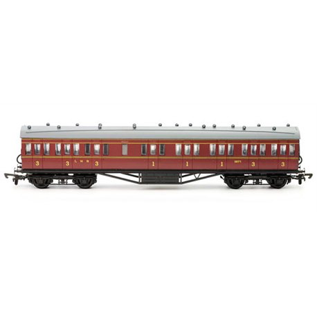 57FT STANIER NON CORR COMP LMS MAROON LINED 19171