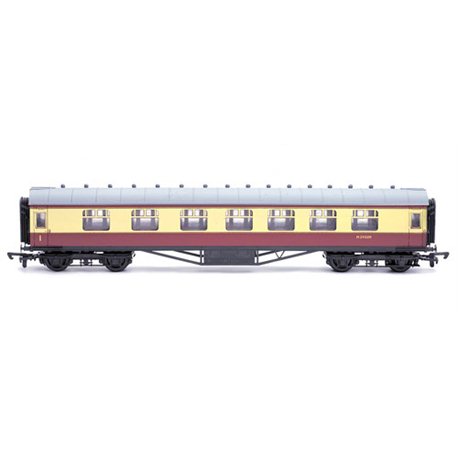 60' Stanier corridor composite in BR carmine & cream