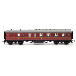 57 ft Stanier cooridor brake LMS Maroon Lined