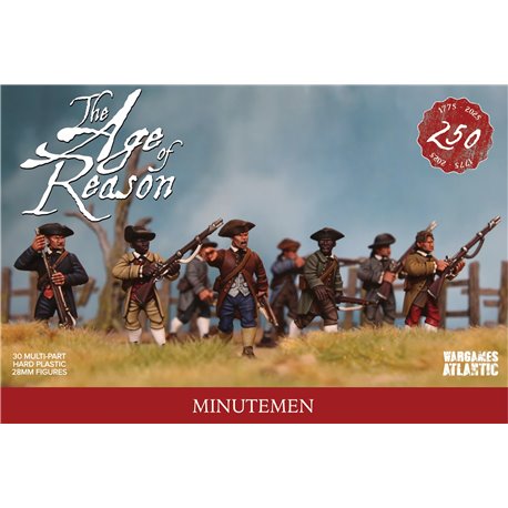 Minutemen (x30) - 1:56 scale figure kit
