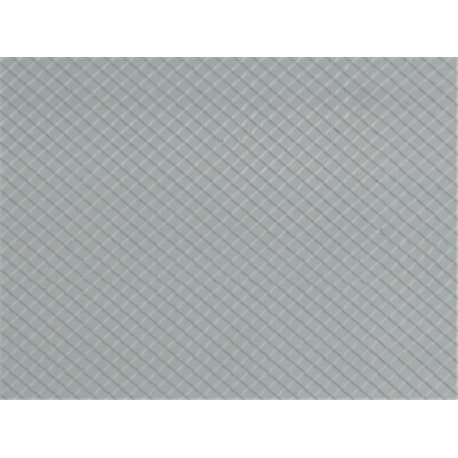 HO Plastic sheet 200x100mm - (2) Cement roof tiles - diamond