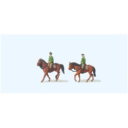 Police on Horseback (2) Figure Set