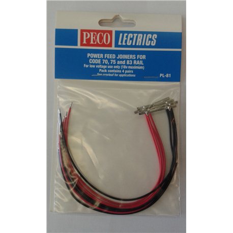 Power feed joiners - Code 70/75/83 (x 4 pairs)