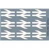 BR standard arrows: white