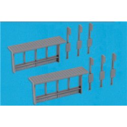 6 x Bus Stops & 2 x Shelters