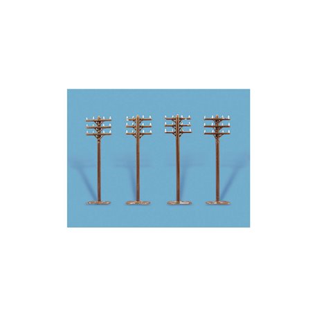 telegraph poles