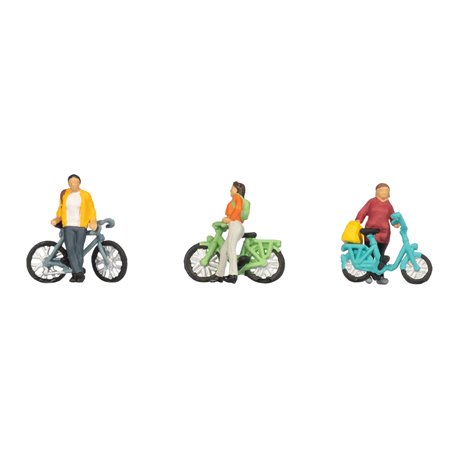 Cyclists on Bikes (3) Figure