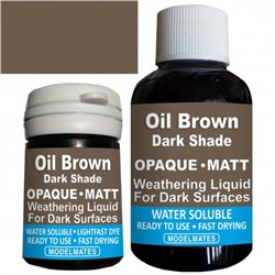 Opaque Weathering Wash - Oil Brown