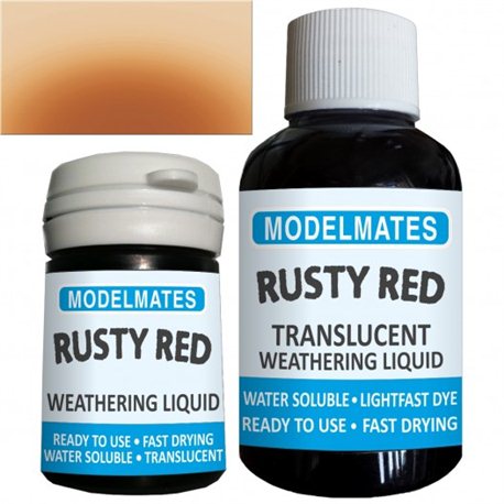 Weathering liquid - rusty red 