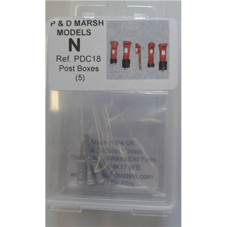  N Gauge Post Boxes