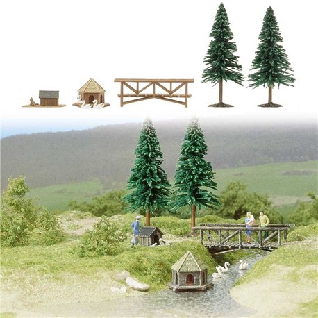 Accessory Set Ho Beside the pond