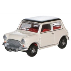 OLD ENGLISH WHITE/BLACK AUSTIN MINI