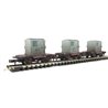 Triple Pack Conflat Wagons BR Bauxite AF