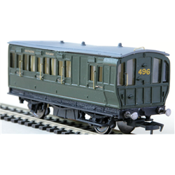LBSCR 3rd/Brake 4 Wheel Stroudley Coach