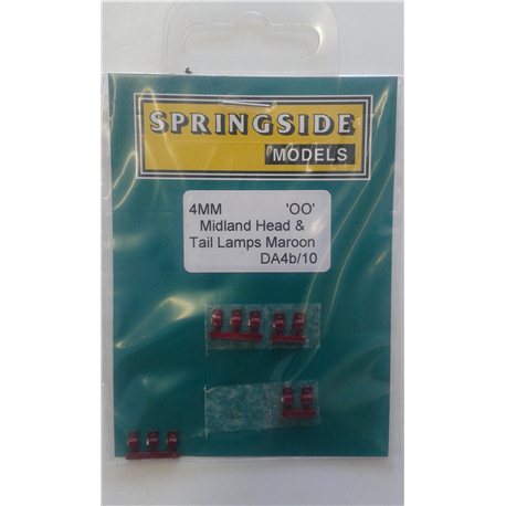 LMS Head & Tail Lamps Maroon (10)
