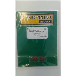 GWR Tail Lamps Red