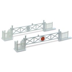 Level crossing gates
