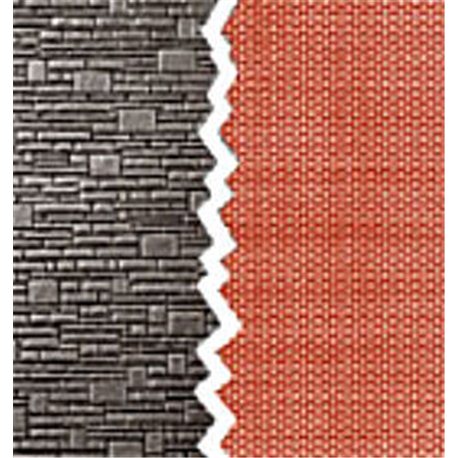 Brick Walling Sheets, blue, 127mm (5in) wide x 63mm (212in) high