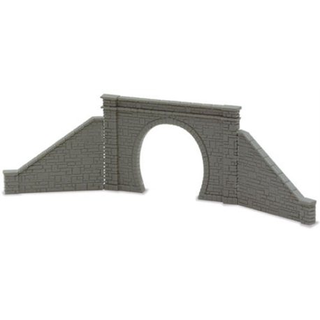 Tunnel Mouth & Walls, stone type, single track