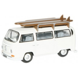 VW Bus Bay Window Pastel White