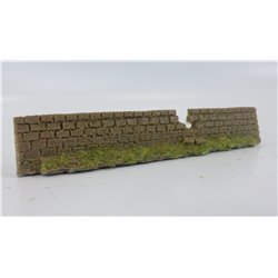 Garden walling light brown damaged