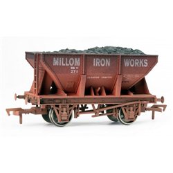 24T STEEL ORE HOPPER MILLOM IRON WORKS WEATHERED