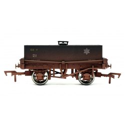 BR rectangular tank wagon. Weathered